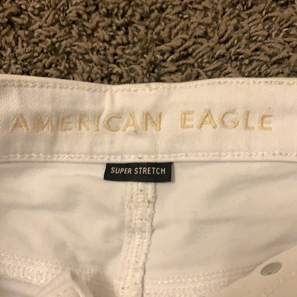 white jean shorts - Picture 2 of 3